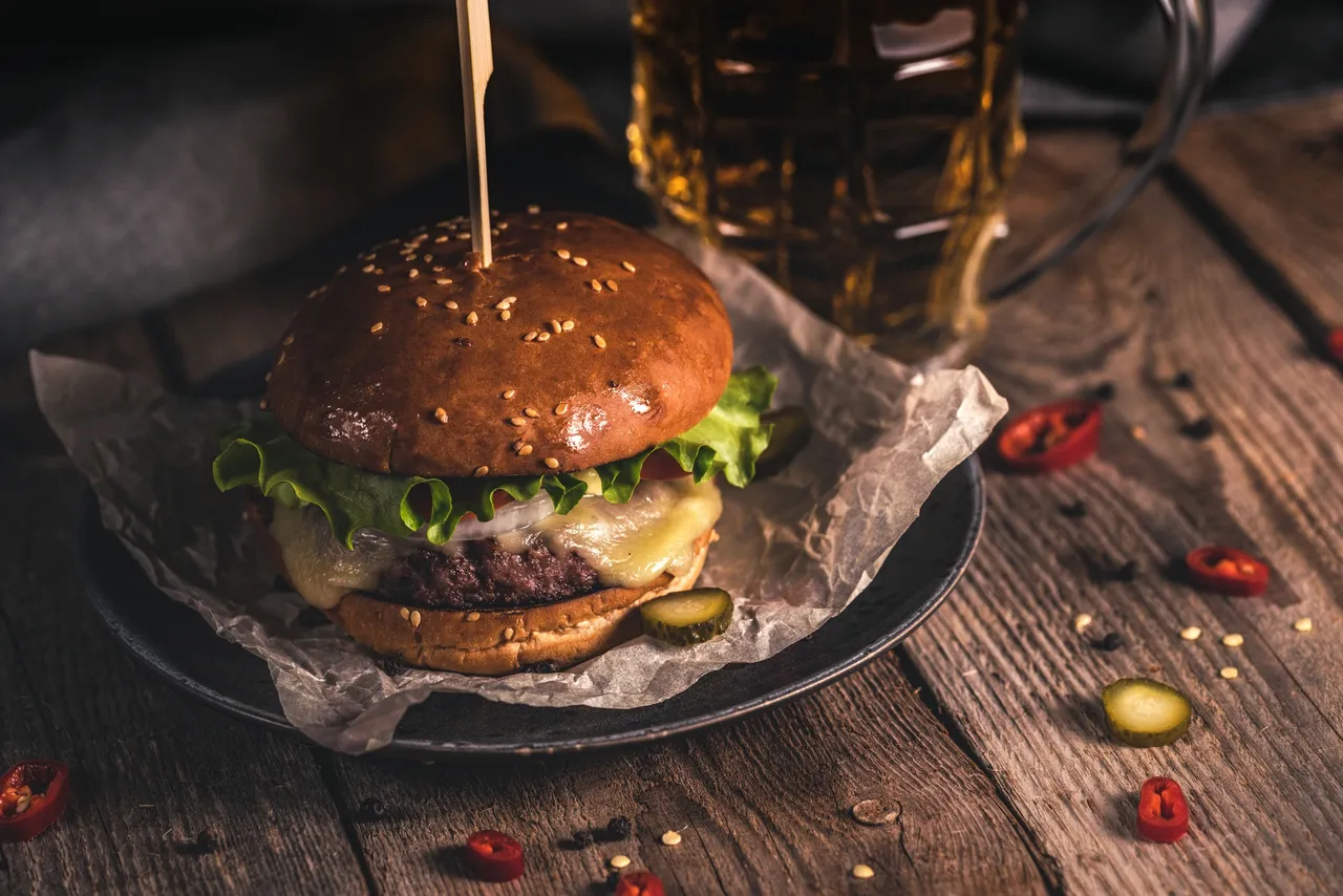 Dobbelt smash burger med ost Odense